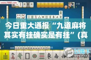 分享实测中至九江开挂神器!详细开挂教程确实真的有挂