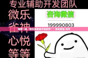 推荐一款“微乐捉老麻子挂软件””其实有挂-知乎