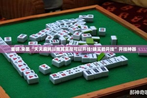 重磅.来袭“天天麻将川南其实是可以开挂!确实能开挂”开挂神器