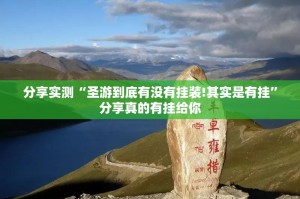 分享实测“圣游到底有没有挂装!其实是有挂”分享真的有挂给你