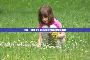 推荐一款拔萝卜怎么开的挂真的确实有挂