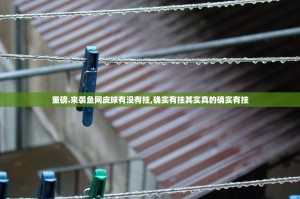 重磅.来袭鱼网皮球有没有挂,确实有挂其实真的确实有挂