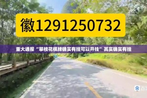 重大通报“攀枝花棋牌确实有挂可以开挂”其实确实有挂