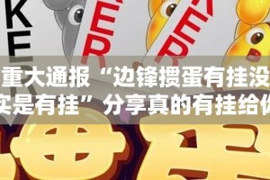 重磅.来袭万顺有没有辅助 其实有挂-知乎