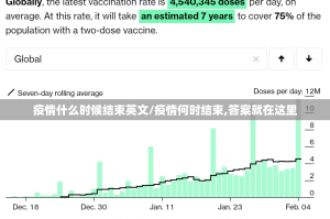 疫情什么时候结束英文/疫情何时结束,答案就在这里