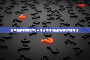 重大通报呗兔真的可以开挂真的有挂(其实真的能开挂)