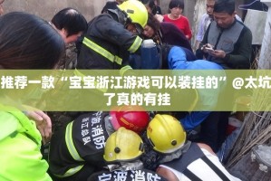 推荐一款“宝宝浙江游戏可以装挂的”@太坑了真的有挂