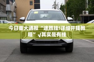 今日重大通报“途胜挂!详细开挂教程”√其实是有挂