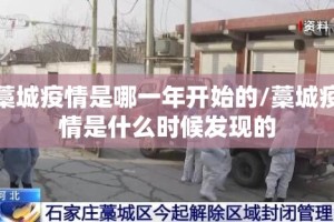 藁城疫情是哪一年开始的/藁城疫情是什么时候发现的