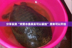 分享实测“欢聚水鱼真实可以装挂”原来可以开挂