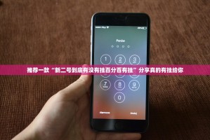 推荐一款“新二号到底有没有挂百分百有挂”分享真的有挂给你
