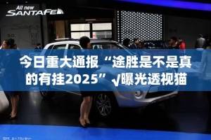 今日重大通报“途胜是不是真的有挂2025”√曝光透视猫腻