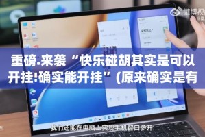 重磅.来袭“快乐碰胡其实是可以开挂!确实能开挂”(原来确实是有挂)