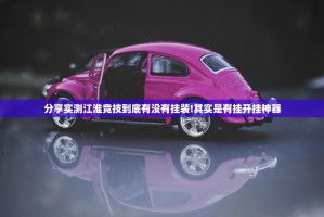 分享实测江淮竞技到底有没有挂装!其实是有挂开挂神器