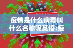 疫情是什么病毒叫什么名称呢英语:疫情到底是什么病毒