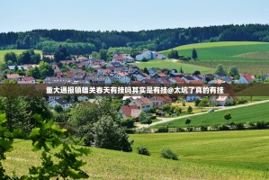 重大通报镇雄关春天有挂吗其实是有挂@太坑了真的有挂