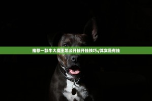 推荐一款牛大魔王怎么开挂开挂技巧√其实是有挂