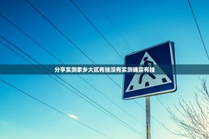 分享实测家乡大贰有挂没有实测确实有挂