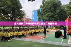 重大通报“哥哥跑得快怎么开挂”开挂神器