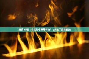 重磅.来袭“斗棋红中果然有挂”√太坑了原来有挂