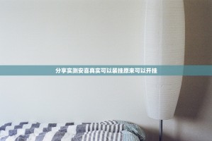 分享实测安喜真实可以装挂原来可以开挂