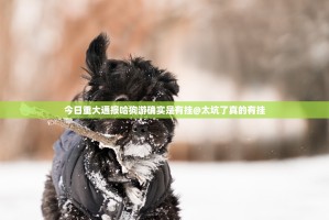 今日重大通报哈狗游确实是有挂@太坑了真的有挂