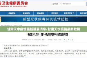 甘肃天水疫情最新进展消息/甘肃天水疫情最新数据