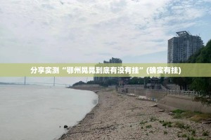 分享实测“鄂州晃晃到底有没有挂”(确实有挂)