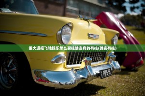 重大通报飞驰娱乐怎么买挂确实真的有挂(确实有挂)