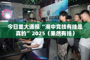 今日重大通报“湘中竞技有挂是真的”2025（果然有挂）