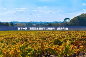推荐一款“葡萄娱乐到底可以开挂吗”(确实有挂)