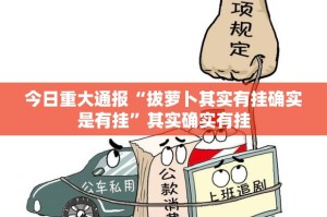 今日重大通报“拔萝卜其实有挂确实是有挂”其实确实有挂