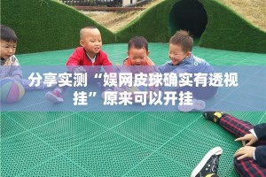 分享实测“娱网皮球确实有透视挂”原来可以开挂