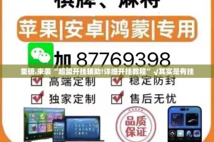 重磅.来袭“超盟开挂辅助!详细开挂教程”√其实是有挂