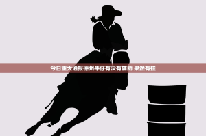 今日重大通报德州牛仔有没有辅助 果然有挂