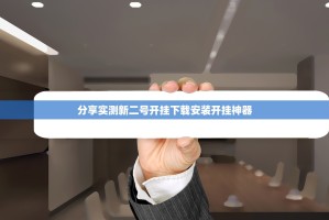 分享实测新二号开挂下载安装开挂神器