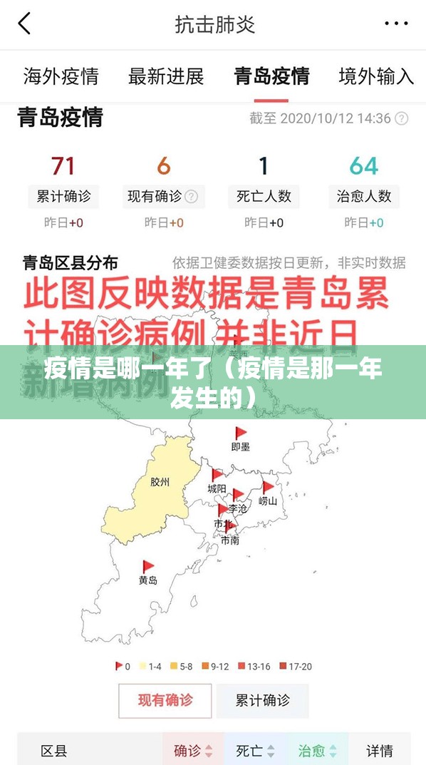 疫情是哪一年了（疫情是那一年发生的）