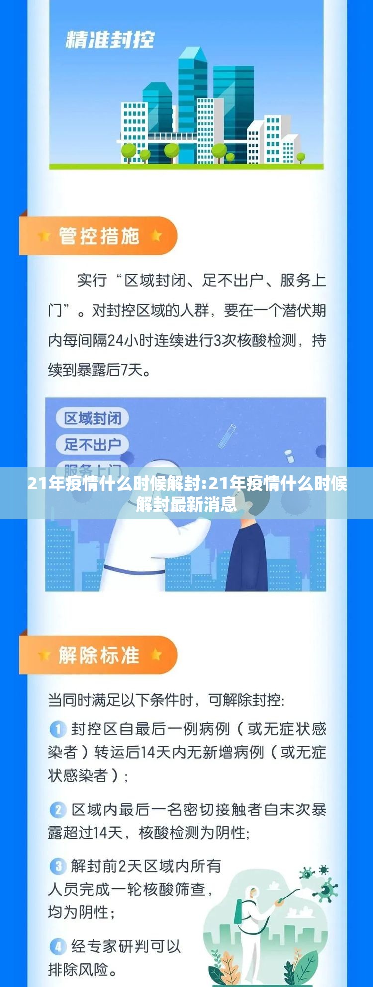21年疫情什么时候解封:21年疫情什么时候解封最新消息