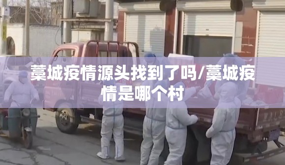 藁城疫情源头找到了吗/藁城疫情是哪个村