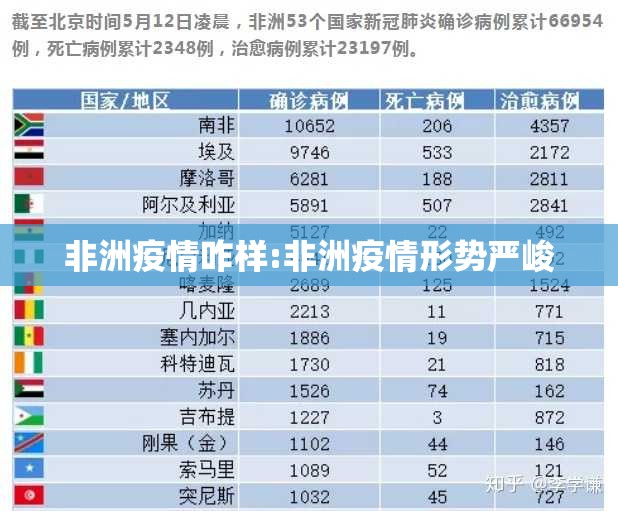 非洲疫情咋样:非洲疫情形势严峻