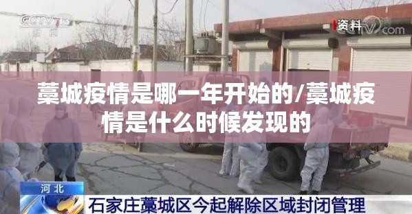 藁城疫情是哪一年开始的/藁城疫情是什么时候发现的