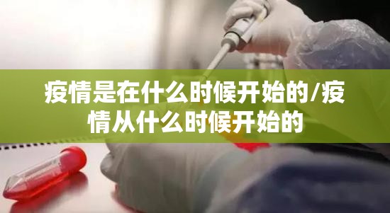 疫情是在什么时候开始的/疫情从什么时候开始的