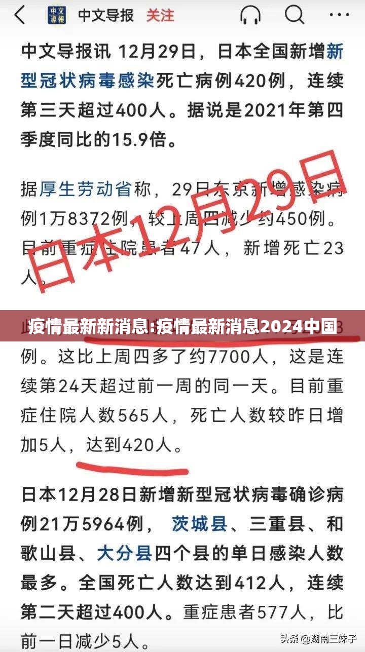 疫情最新新消息:疫情最新消息2024中国