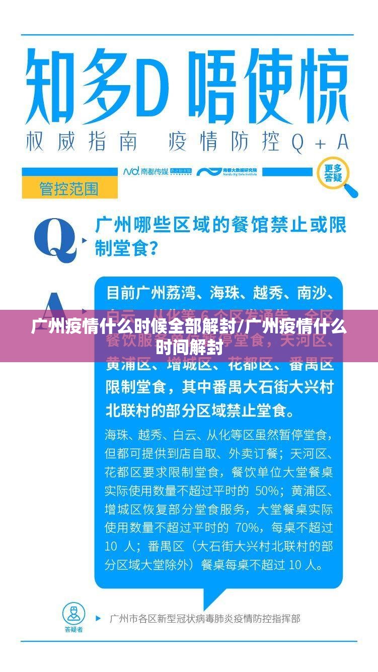 广州疫情什么时候全部解封/广州疫情什么时间解封