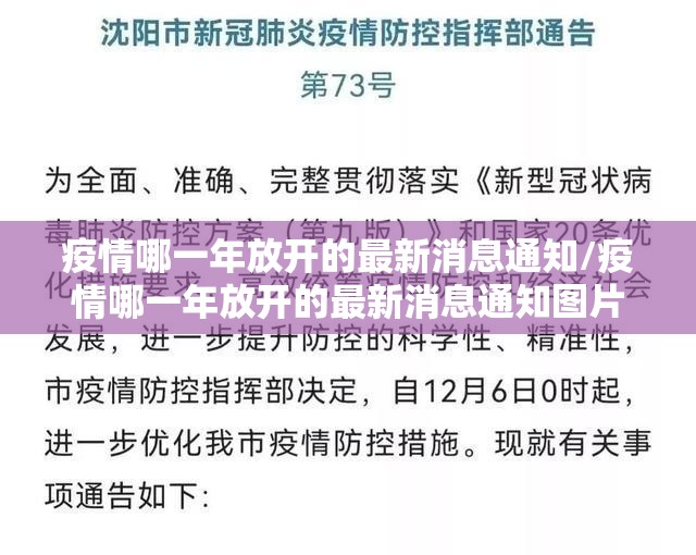 疫情哪一年放开的最新消息通知/疫情哪一年放开的最新消息通知图片