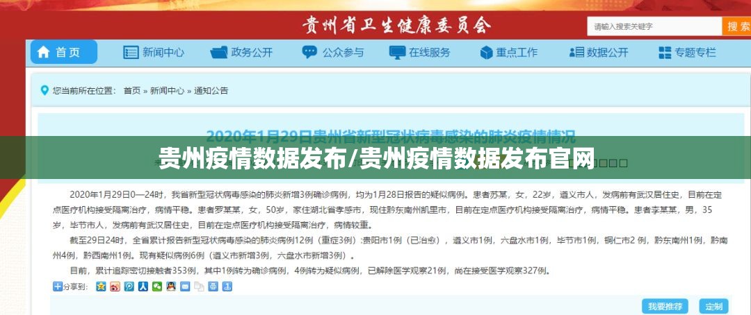 贵州疫情数据发布/贵州疫情数据发布官网
