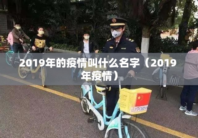 2019年的疫情叫什么名字（2019 年疫情）