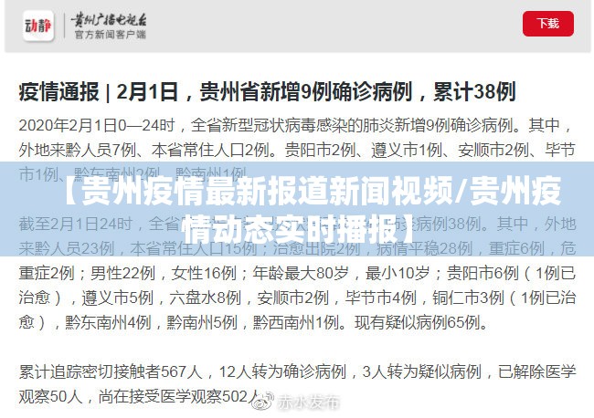 【贵州疫情最新报道新闻视频/贵州疫情动态实时播报】